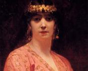 本杰明 让 约瑟夫 康斯坦特 : Portrait Of An Arab Woman